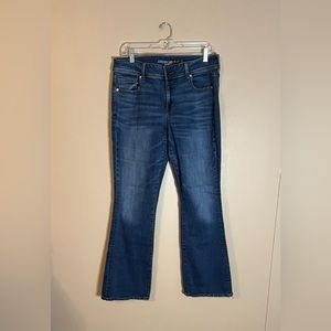 American Eagle Jeans Kick Boot Super Stretch Denim Size 16 Regular - 32 inseam